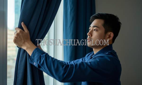 thợ giặt rèm cửa tại quận 8 uy tín