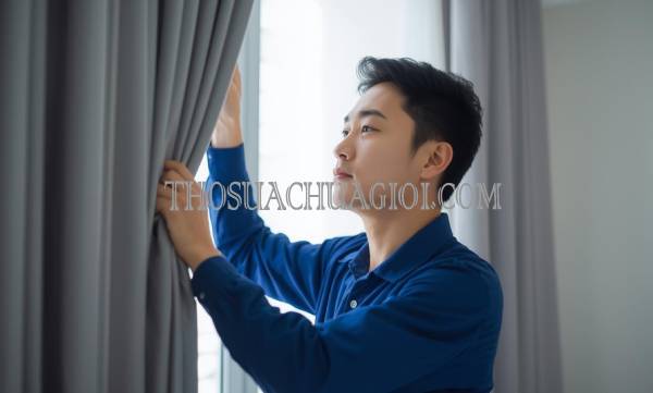 Thợ giặt rèm cửa tại Quận 8 liên hệ 10 phút có