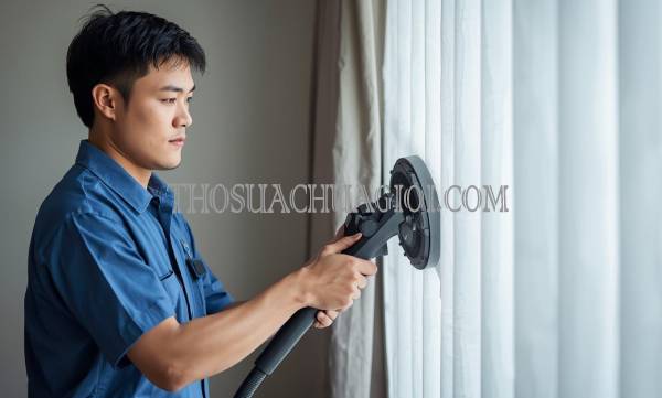 Thợ giặt rèm cửa tại Tân Bình liên hệ 10 phút có
