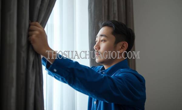 Thợ giặt rèm cửa tại Thủ Đức giá rẻ 20 phút có mặt