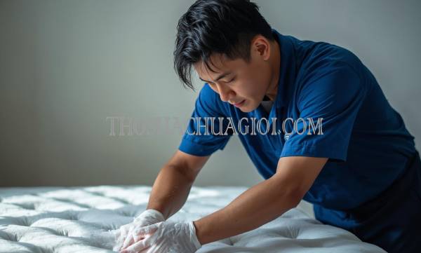 thợ giặt topper tại gò vấp