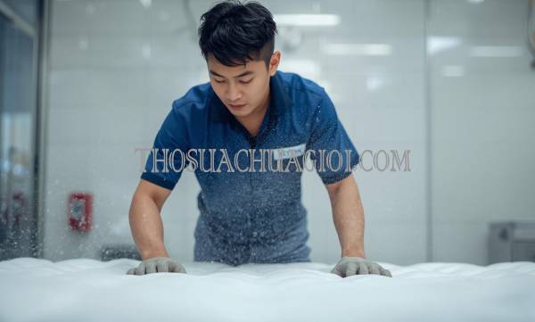 thợ giặt topper tại quận 9