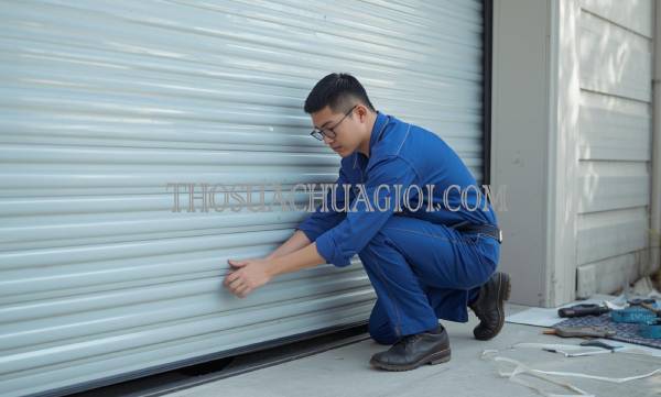 Thợ sửa cửa cuốn tại Quận 4 giá rẻ 20 phút có mặt