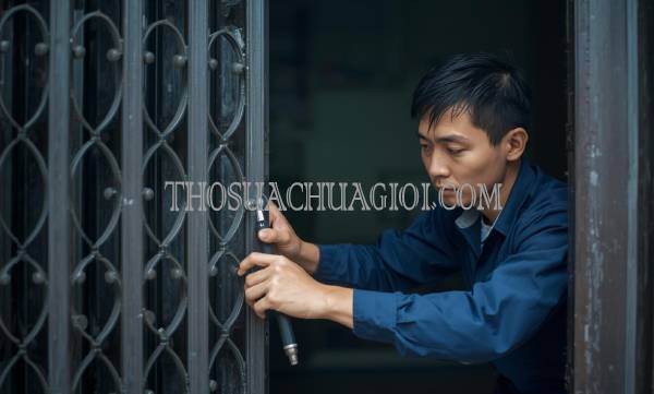 Thợ sửa cửa kéo tại Quận 1 chất lượng 25 phút có