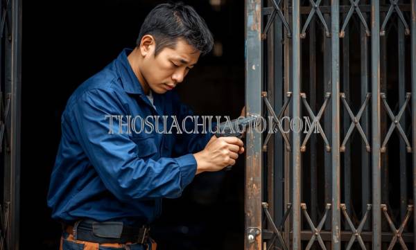 Thợ sửa cửa kéo tại Quận 11 chất lượng 25 phút có