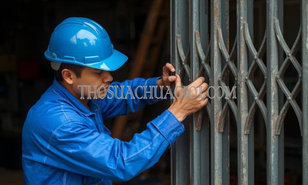 Thợ sửa cửa kéo tại Quận 4 liên hệ 10 phút có
