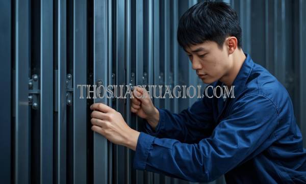 Thợ sửa cửa kéo tại Quận 6 chất lượng 25 phút có