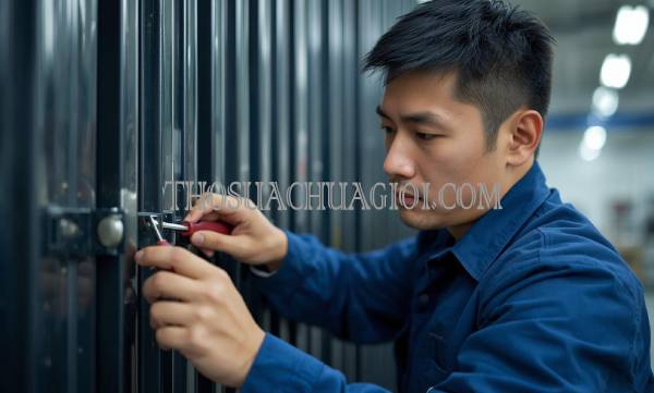 Thợ sửa cửa kéo tại Quận 9 liên hệ 10 phút có