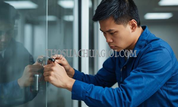 thợ sửa cửa kính tại gò vấp