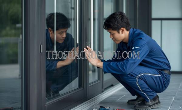 Thợ sửa cửa kính tại Nhà Bè giá rẻ 20 phút có mặt