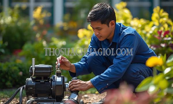 thợ sửa máy bơm nước tại ba tri giá rẻ