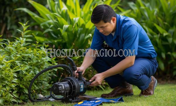 Thợ sửa máy bơm nước tại Điện Dương gọi 30 phút có mặt