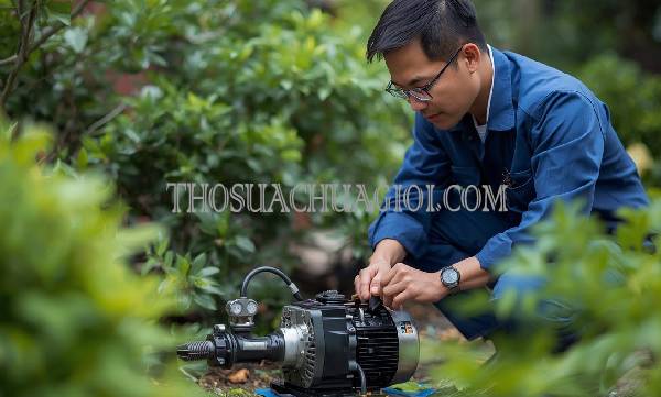 thợ sửa máy bơm nước tại giồng trôm giá rẻ