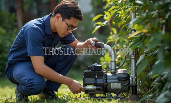 thợ sửa máy bơm nước tại hòa trị giá rẻ