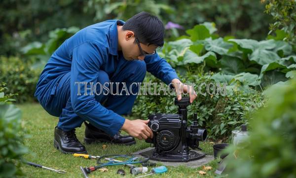 thợ sửa máy bơm nước tại hương an uy tín
