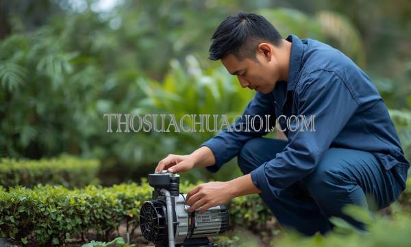 thợ sửa máy bơm nước tại hương an