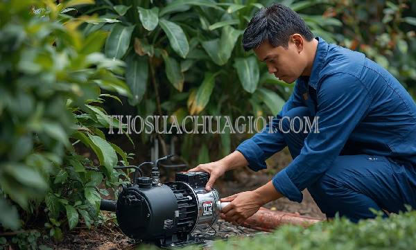 thợ sửa máy bơm nước tại mỏ cày bắc giá rẻ