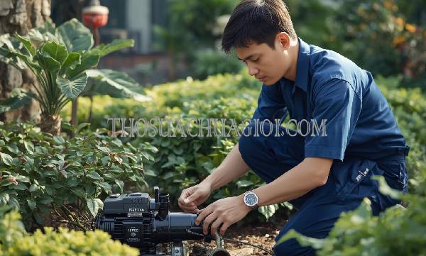 thợ sửa máy bơm nước tại mỏ cày nam giá rẻ