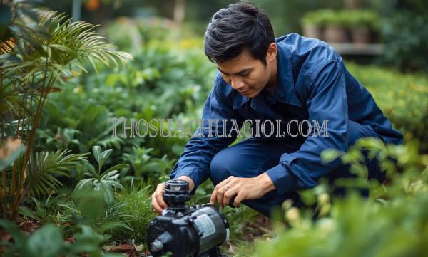 thợ sửa máy bơm nước tại tam an uy tín