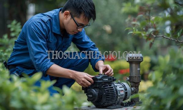 Thợ sửa máy bơm nước tại Tam Đại chất lượng 25 phút có