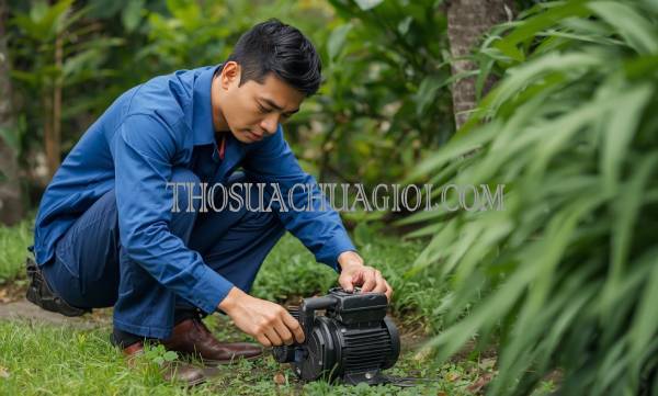 thợ sửa máy bơm nước tại tam đàn