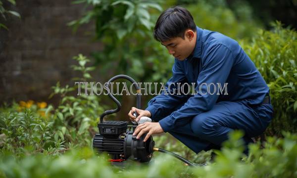 Thợ sửa máy bơm nước tại Tam Thái chất lượng 25 phút có