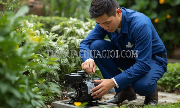 Thợ sửa máy bơm nước tại Tam Tiến chất lượng 25 phút có