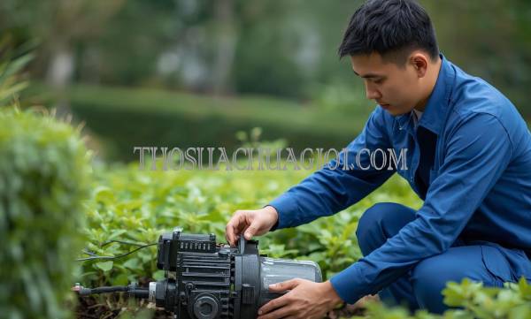Thợ sửa máy bơm nước tại Tây Hòa chất lượng 25 phút có