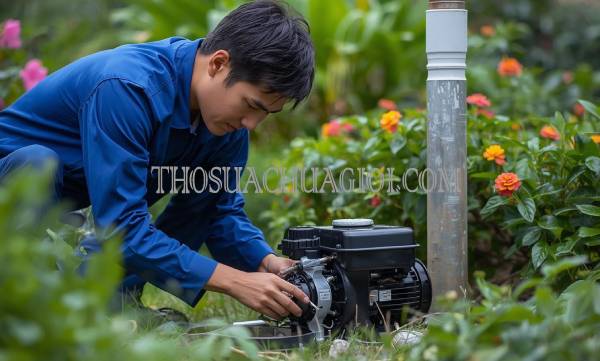 thợ sửa máy bơm nước tại vĩnh điện