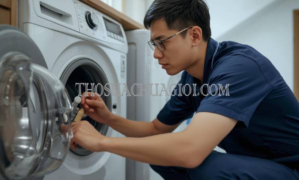 thợ sửa máy giặt tại điện dương uy tín