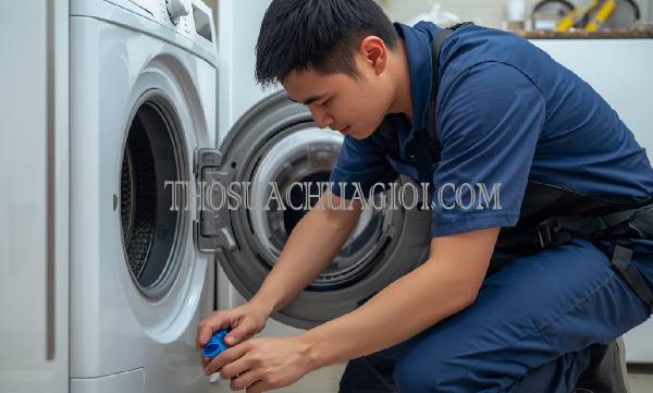 thợ sửa máy giặt tại mỏ cày nam uy tín