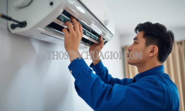 thợ sửa máy lạnh tại tam thanh giá rẻ