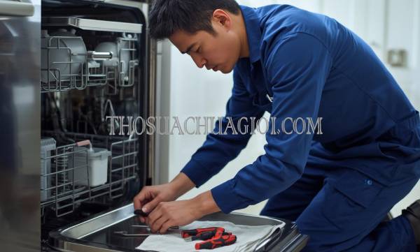 thợ sửa máy rửa chén tại bình nam giá rẻ