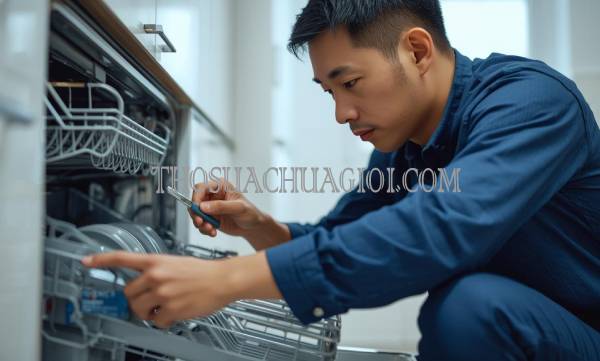 Thợ sửa máy rửa chén tại Bình Nam giá rẻ 20 phút có mặt