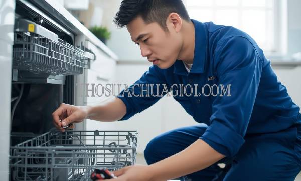 thợ sửa máy rửa chén tại chợ lách giá rẻ