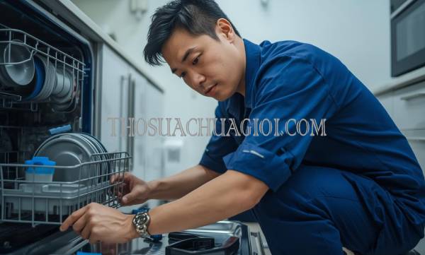 thợ sửa máy rửa chén tại điện dương giá rẻ