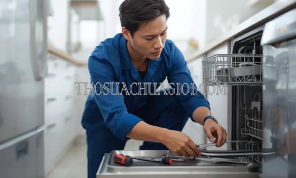 thợ sửa máy rửa chén tại điện dương uy tín