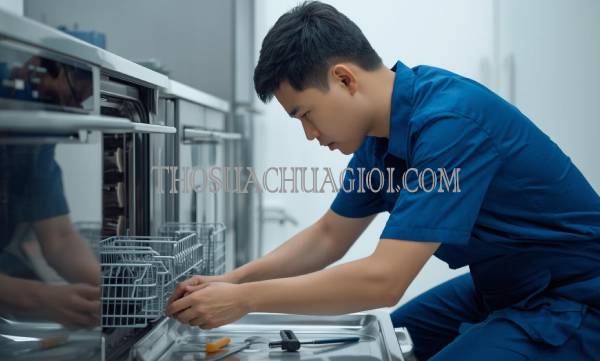 thợ sửa máy rửa chén tại điện ngọc giá rẻ