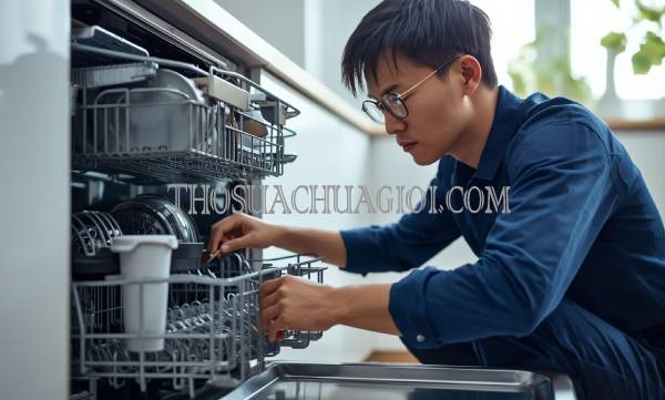 thợ sửa máy rửa chén tại hòa an giá rẻ