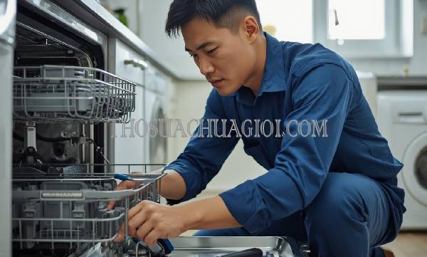 thợ sửa máy rửa chén tại mỏ cày bắc uy tín