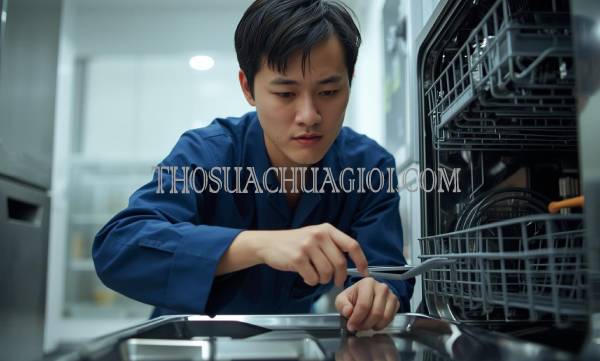 thợ sửa máy rửa chén tại nam phước uy tín