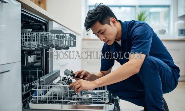 Thợ sửa máy rửa chén tại Phú Ninh uy tín 15 phút đến nơi