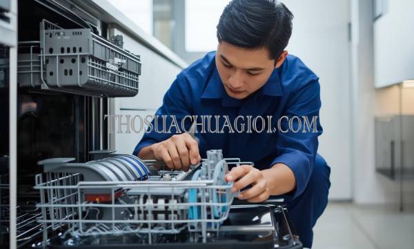 Thợ sửa máy rửa chén tại Quận 2 uy tín 15 phút đến nơi