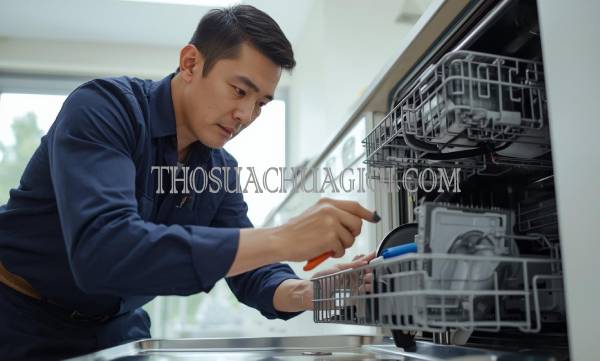 Thợ sửa máy rửa chén tại Quận 4 giá rẻ 20 phút có mặt
