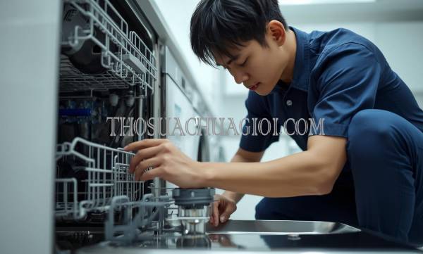 thợ sửa máy rửa chén tại quận 6 uy tín