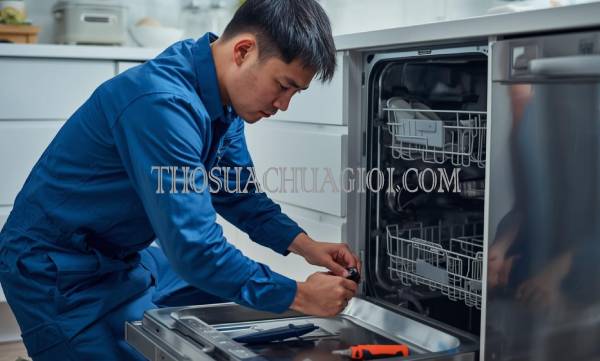 Thợ sửa máy rửa chén tại Quận 9 giá rẻ 20 phút có mặt