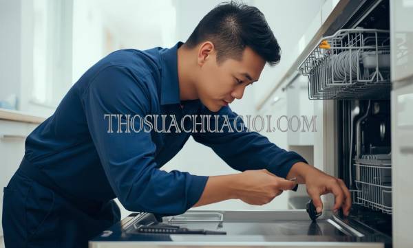Thợ sửa máy rửa chén tại Tam Lộc giá rẻ 20 phút có mặt