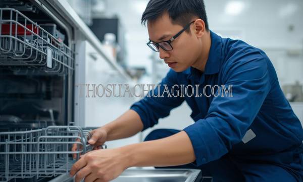 thợ sửa máy rửa chén tại tam thái