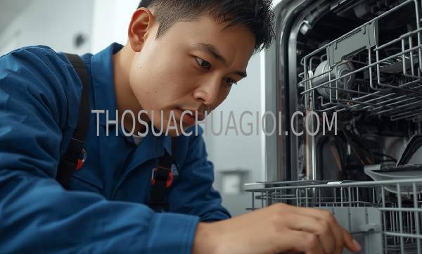 thợ sửa máy rửa chén tại tăng tiến uy tín