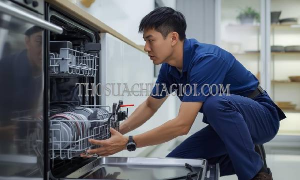Thợ sửa máy rửa chén tại Thị Cầu giá rẻ 20 phút có mặt